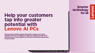 Ride the Device Refresh Wave With Lenovo AI PCs 
