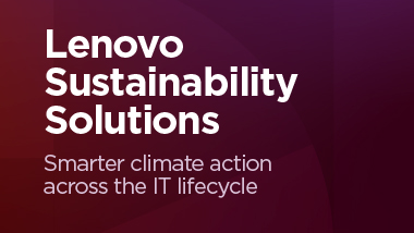 Lenovo Sustainability Solutions